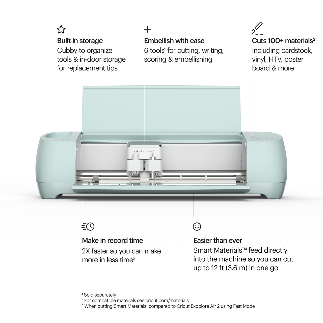 Cricut Explore 3 Machine with Vinyl Pack & Tool Kit