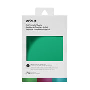 Cricut Foil Transfer Sheets Sampler - Jewel 24ct , 4x6