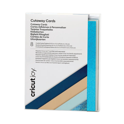 Cricut Joy Cutaway Cards, Marina Sampler 8 Count