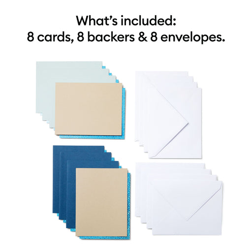 Cricut Joy Cutaway Cards, Marina Sampler 8 Count