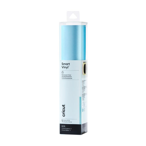 Cricut Smart Vinyl Shimmer Permanent 12 ft - Light Blue