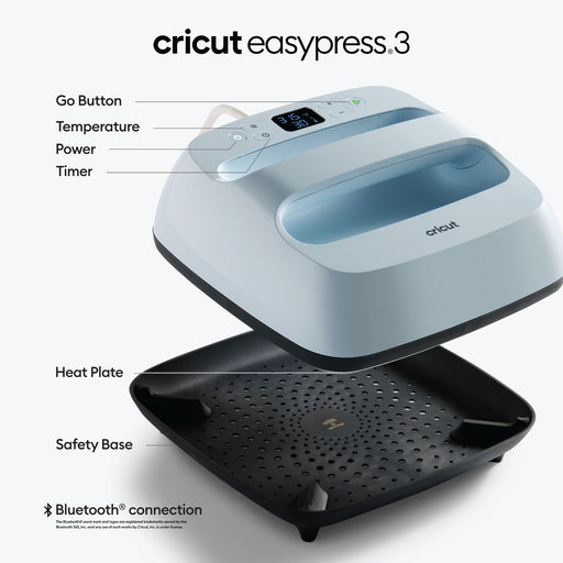 Cricut EasyPress 3 9x9 Heat Press Machine Ultimate Infusible Ink Bundle