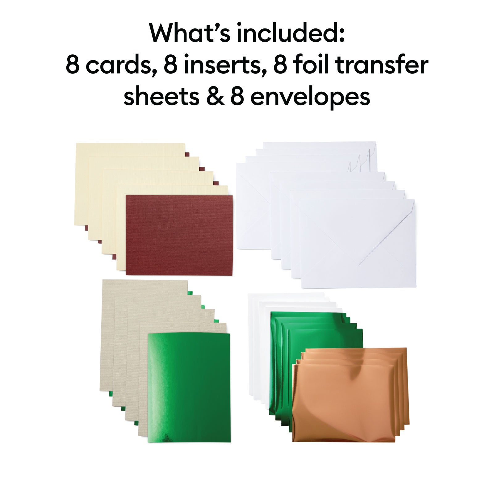 Cricut Joy Foil Transfer Insert Cards Cameron Sampler A2 | 8 Count