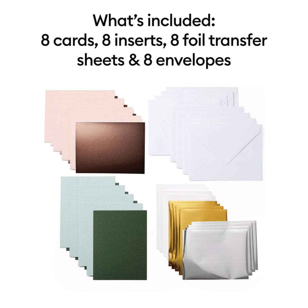Cricut Joy Foil Transfer Insert Cards Forest Grove Sampler A2 | 8 Count