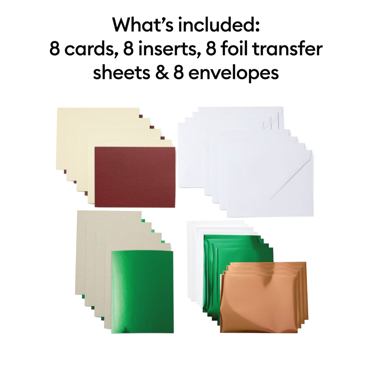 Cricut Joy Foil Transfer Insert Cards Cameron Sampler A6 | 8 Count