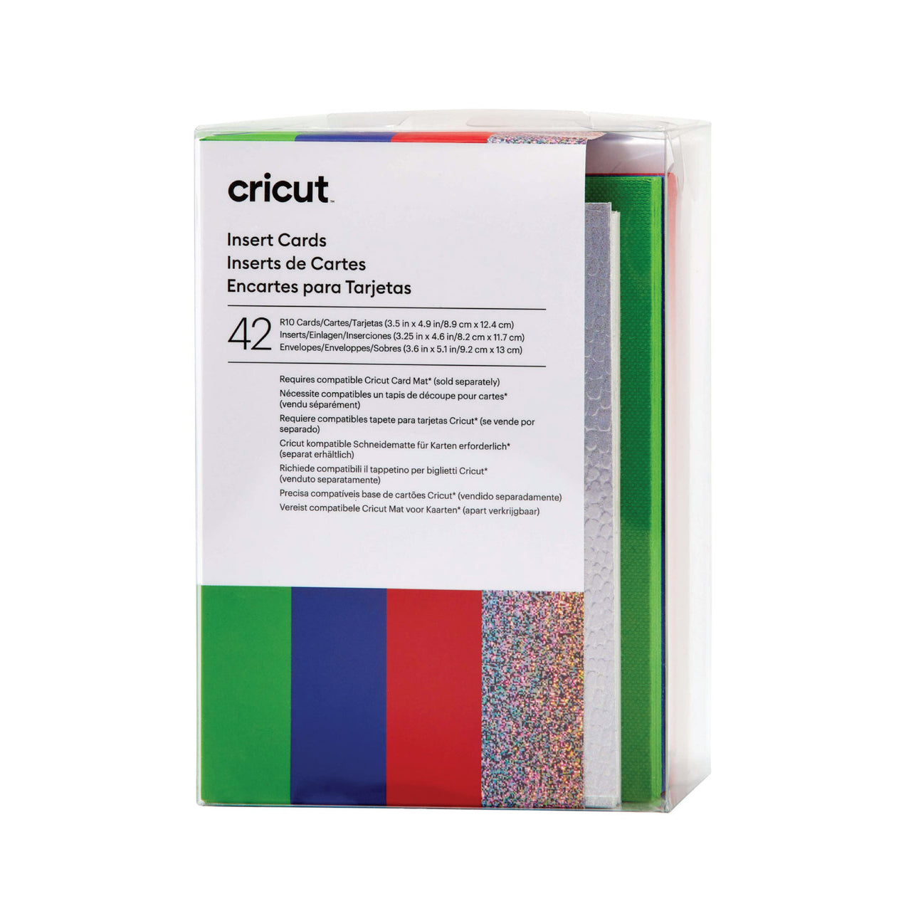 Cricut Insert Cards, Rainbow Scales Sampler - R10 42 ct - Damaged Package