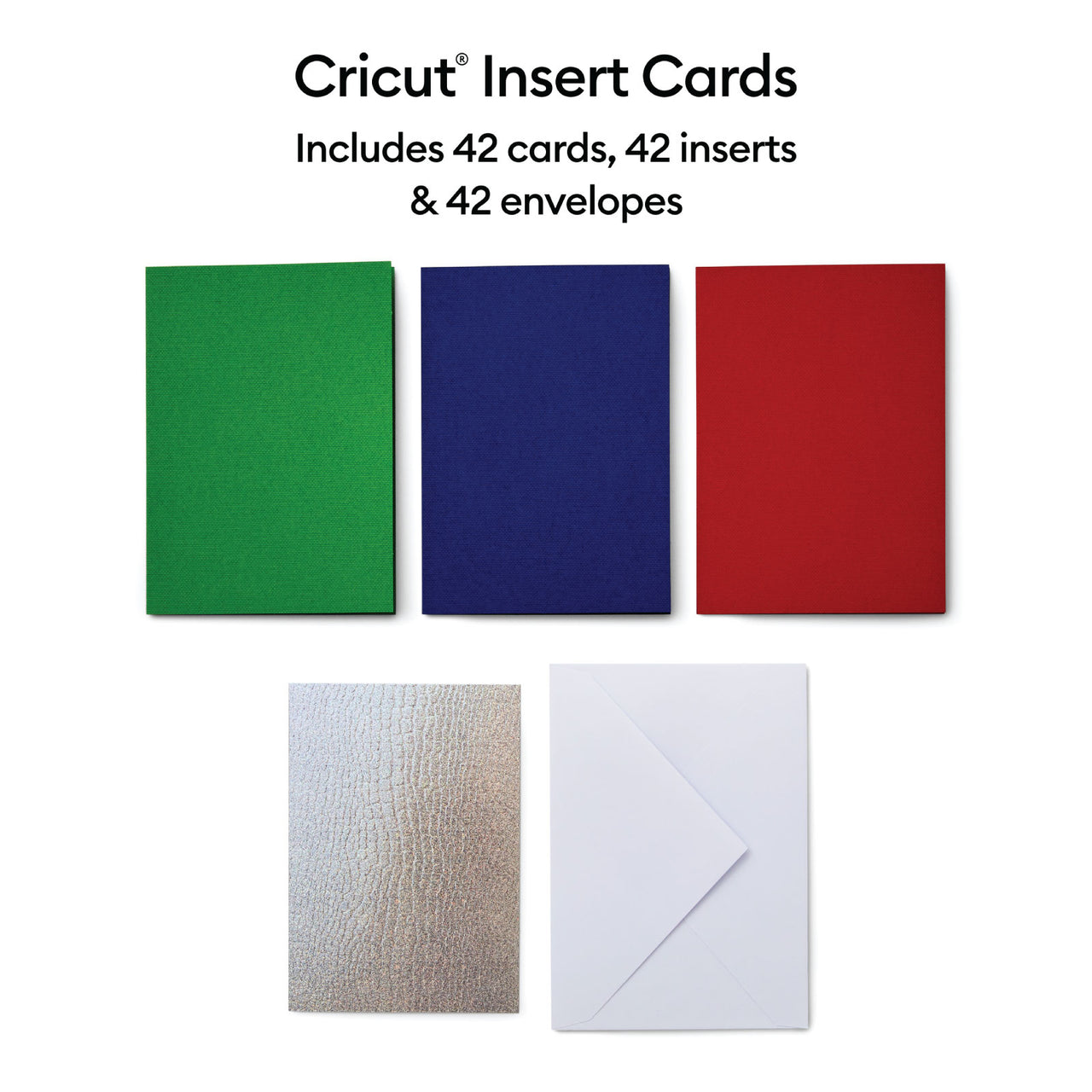 Cricut Insert Cards, Rainbow Scales Sampler - R10 42 ct - Damaged Package