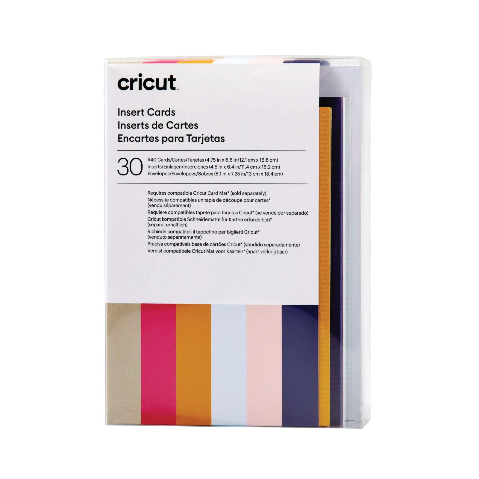 Cricut Insert Cards, Sensei Sampler - R40 30 ct - Damaged Package