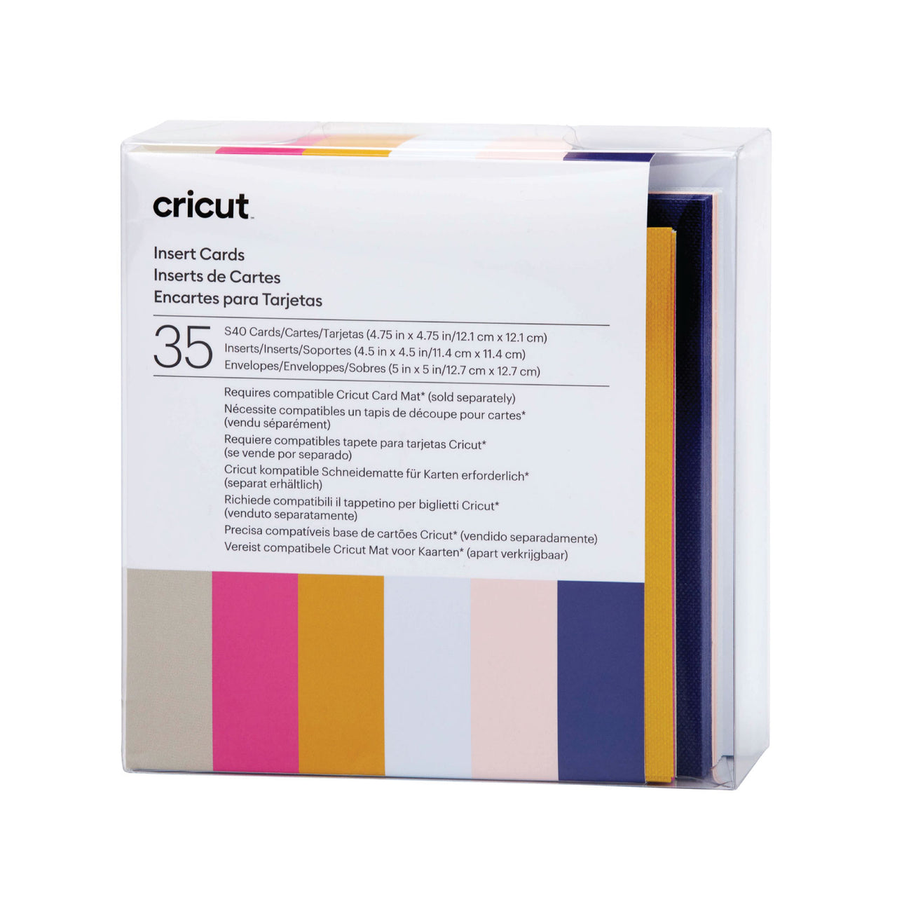 Cricut Insert Cards, Sensei Sampler - S40 35 ct - Damaged Package