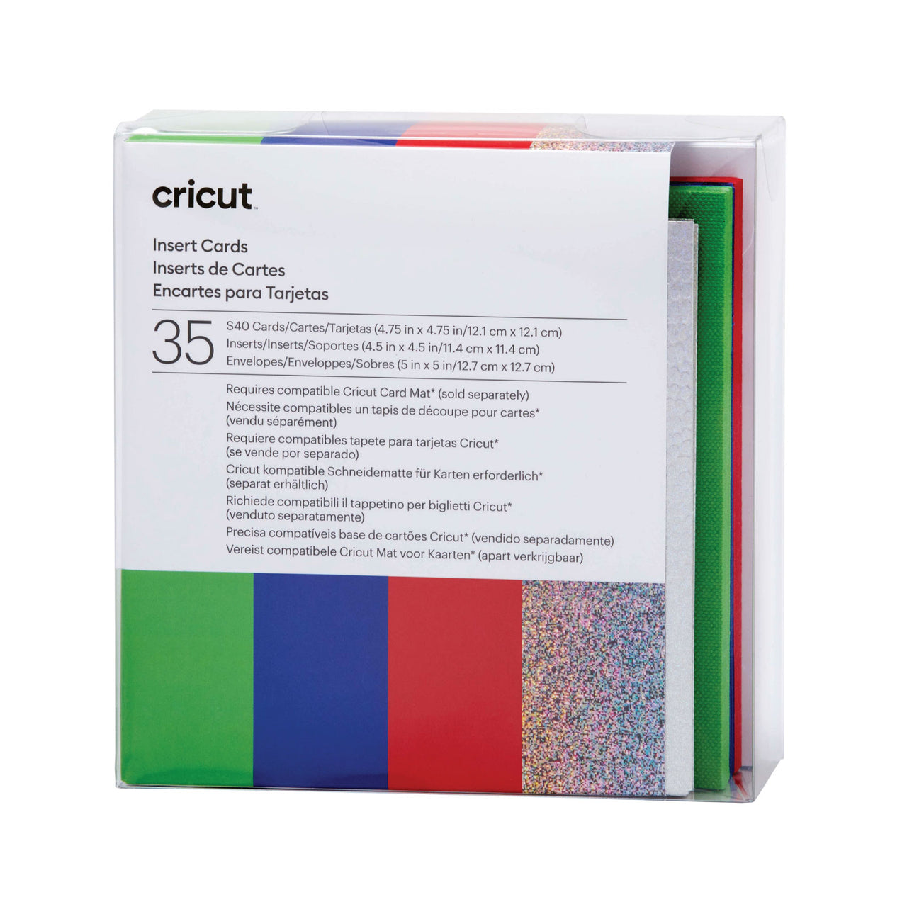 Cricut Insert Cards S40 Rainbow Scales Sampler 35 Count