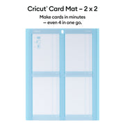 Cricut Double R40 Watercolor Cards with Rainbow Watercolor Markers and 2x2 Card Mat Bundle