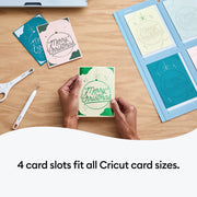 Cricut Cutaway Cards Marina Sampler Double Pack with Cricut Card Mat 2x2 Bundle