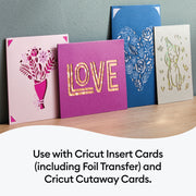 Cricut Cutaway Cards Neutrals Sampler Double Pack with Cricut Card Mat 2x2 Bundle