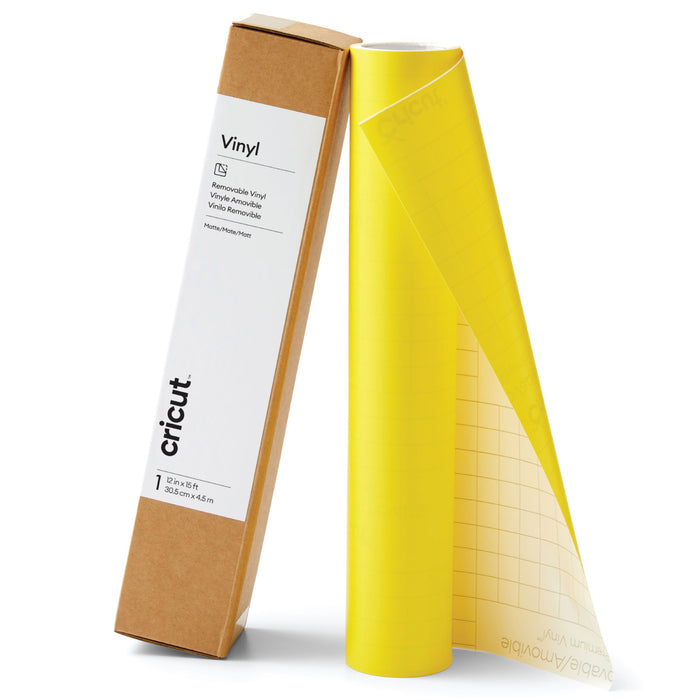 Cricut Vinyl - Removable 15 ft , Bright Yellow - Damaged Package