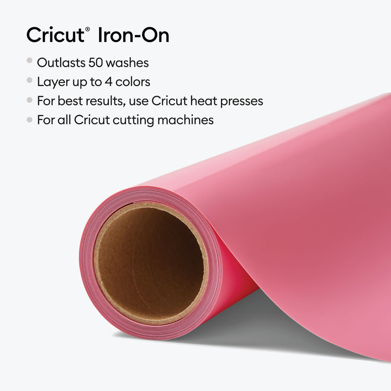 Cricut Iron-On 12 ft Pink - Damaged Package