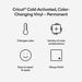 Cricut Cold-Activated, Color-Changing Vinyl - Permanent Light Blue - Turquoise