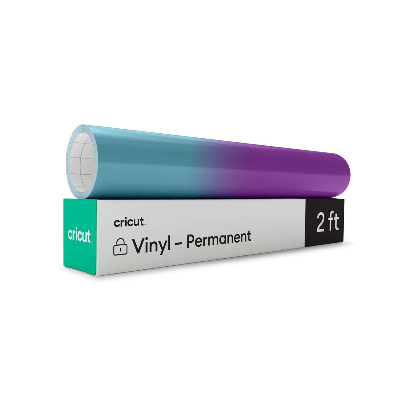 Cricut Cold-Activated, Color-Changing Vinyl - Permanent Turquoise - Purple
