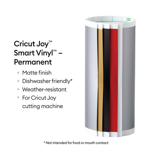 Cricut Joy Premium Permanent Smart Vinyl Sampler - Elegant - 5.5 in x 48 in 1 ct