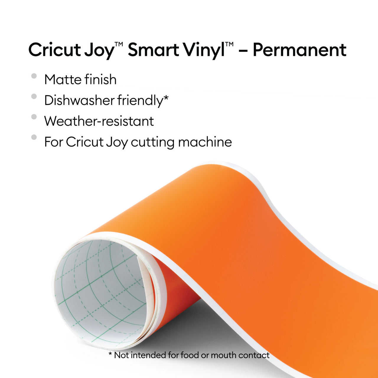 Cricut Joy Smart Vinyl - Permanent Orange - Damaged Package