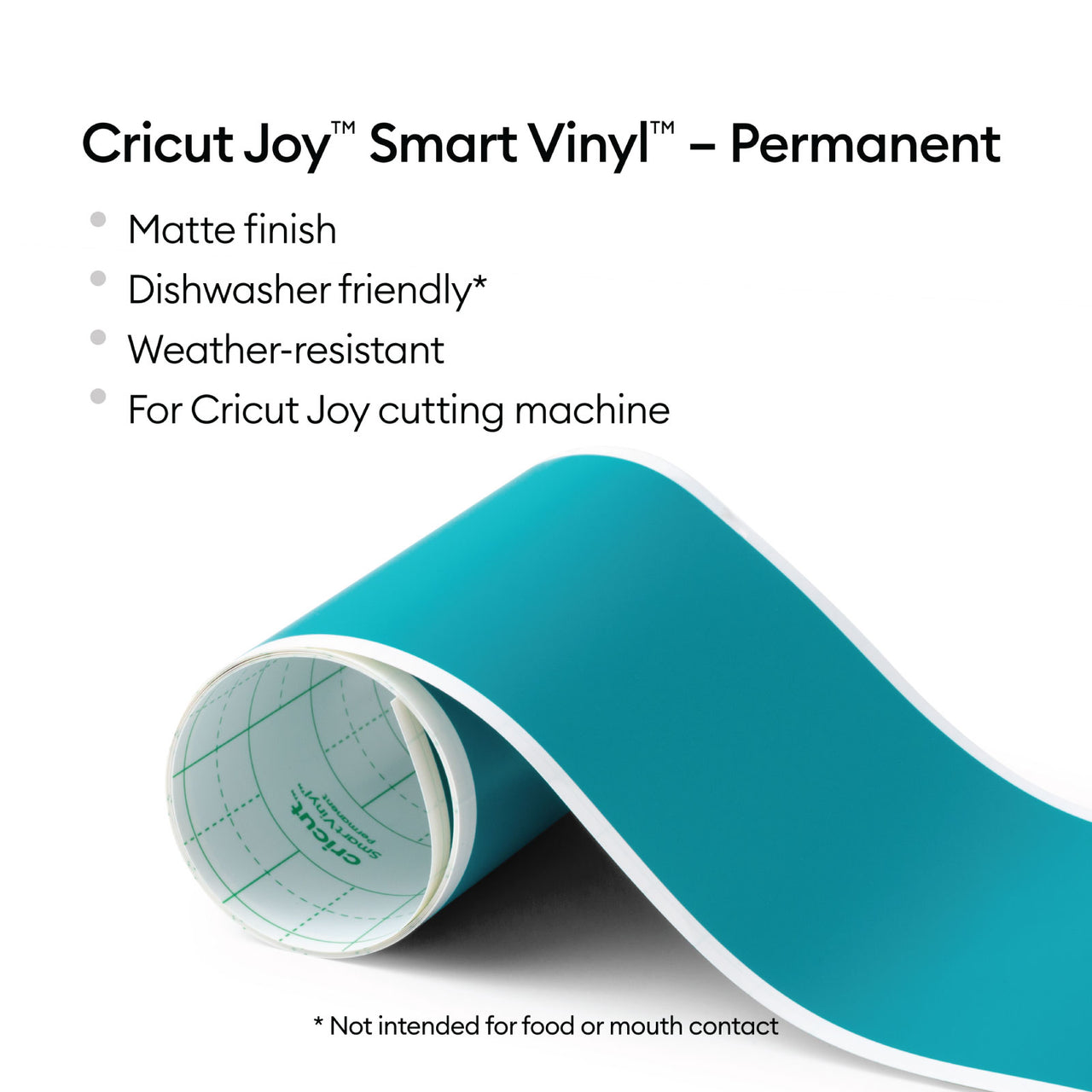 Cricut Joy Smart Vinyl - Permanent Aqua - Damaged Package
