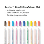 Cricut Joy Glitter Gel Pens 0.8 mm, Rainbow 10 ct - Damaged Package