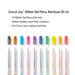 Cricut Joy Glitter Gel Pens 0.8 mm, Rainbow 10 ct - Damaged Package