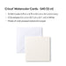 Cricut Watercolor Cards - S40, Ivory