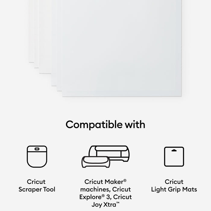 Cricut Joy Xtra Printable Waterproof Sticker Set- White - Damaged Package