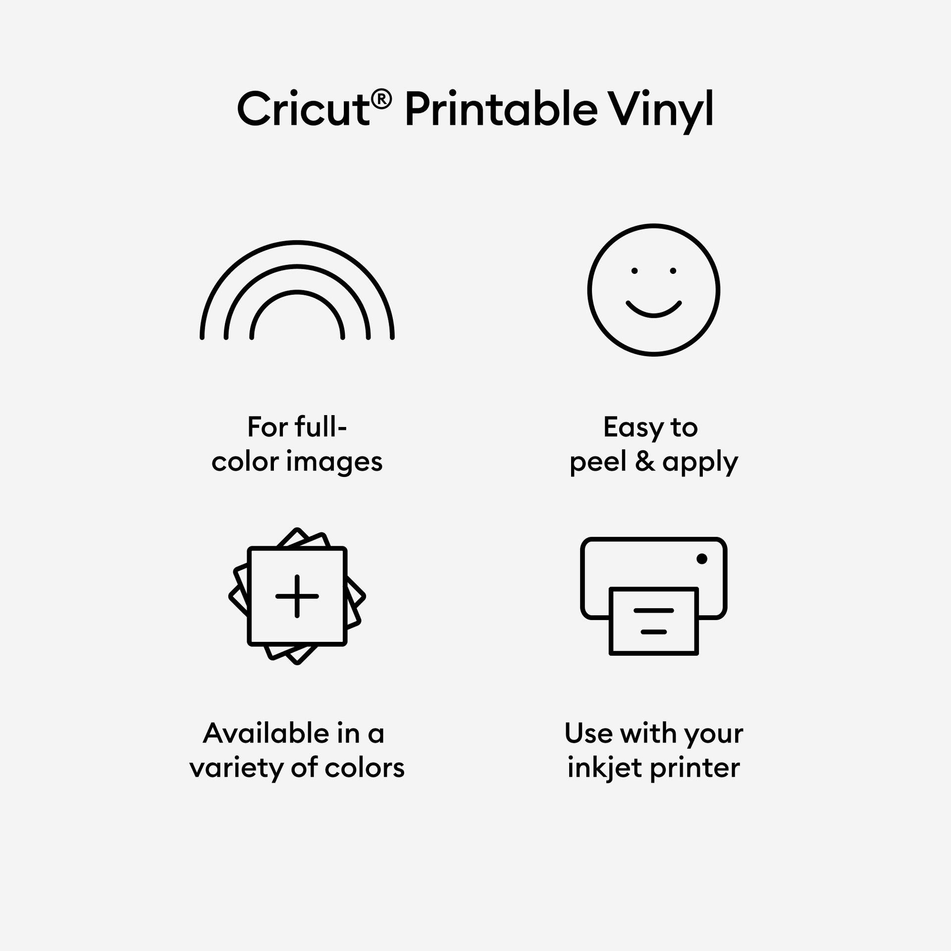 Cricut Joy Xtra Printable Vinyl- Silver