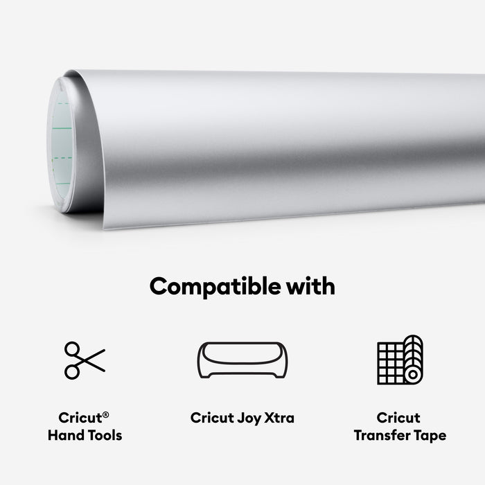 Cricut Joy Xtra Permanent Smart Vinyl Metal Silver - Damaged Package