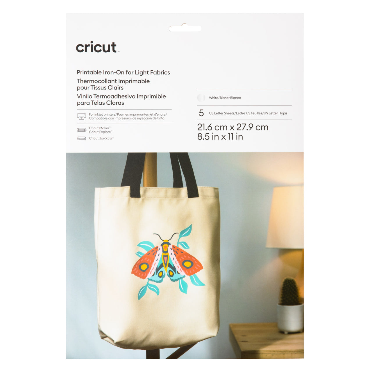 Cricut Joy Xtra Printable Iron-On- Light Fabric