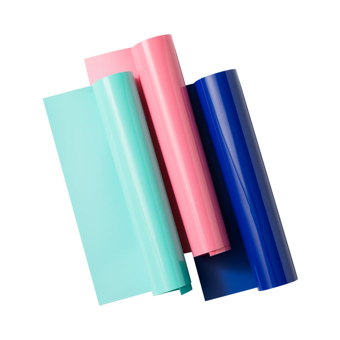 Cricut Joy Xtra Smart Iron-On Matless Heat Transfer Vinyl, Twilight Sampler - 9.5 in x 12 in 6 ct , Assorted