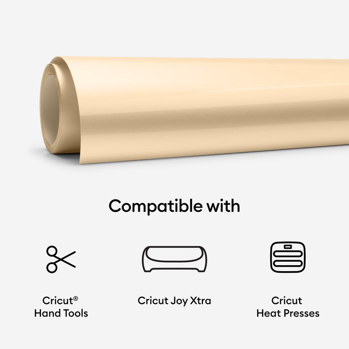 Cricut Joy Xtra Smart Iron-On Vinyl- Gold
