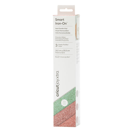 Cricut Joy Xtra Prismatic Glitter Smart Iron-On Sampler - Sea Sparkle