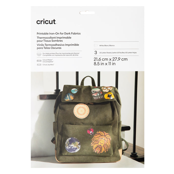 Cricut Printable Iron-On- Dark Fabric