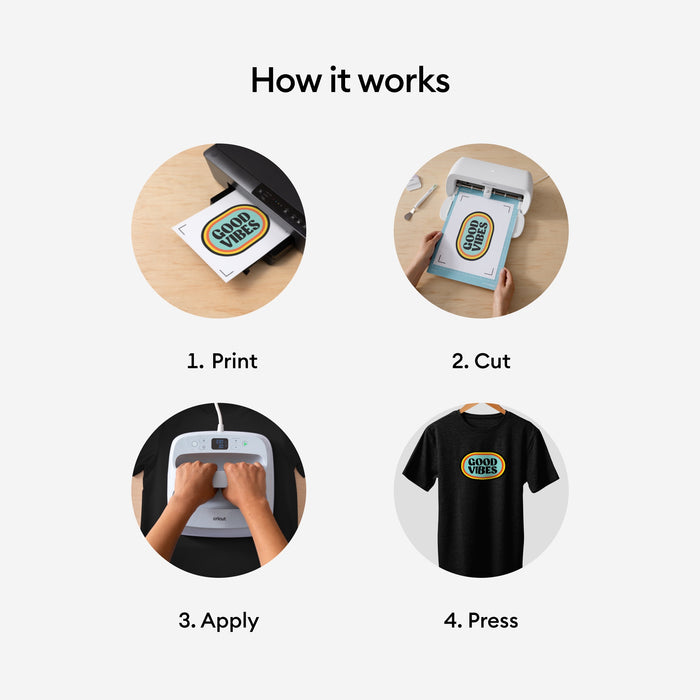 Cricut Joy Xtra Machine with EasyPress Mini and Iron-On Materials Bundle