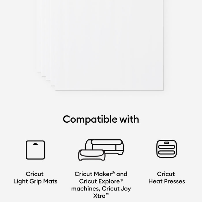 Cricut Printable Iron-On Vinyl for Dark Fabric Bundle