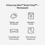 Cricut Joy Xtra Permanent Smart Vinyl- Matte White
