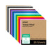 Cricut Value Vinyl Sheets, Rainbow Sampler, 12" x 12", 25 Count