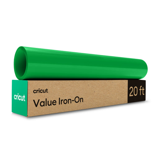 Cricut Value Iron-On - Green Heat Transfer Vinyl- 12 in x 20 ft - Damaged Package