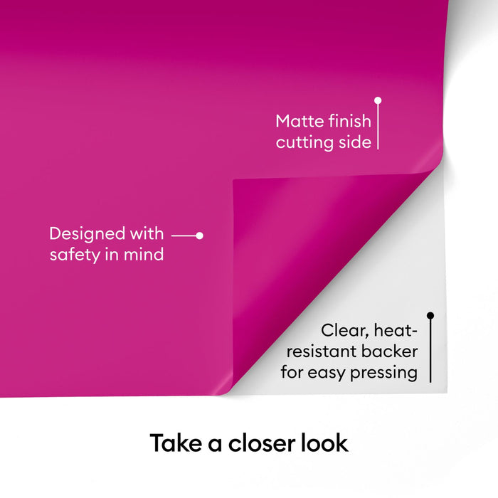 Cricut Value Iron-On - Magenta - 12 in x 20 ft 1 - Damaged Package