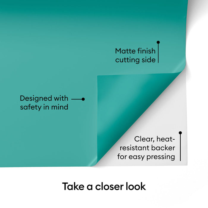 Cricut Iron-On Rolls Bundle - 12 in x 144 in Rainbow Heat Transfer Vinyl, 9 Count