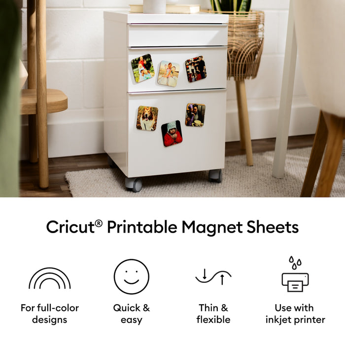 Cricut Printable Magnet Sheets - 8.5 in x 11 in (8 ct)