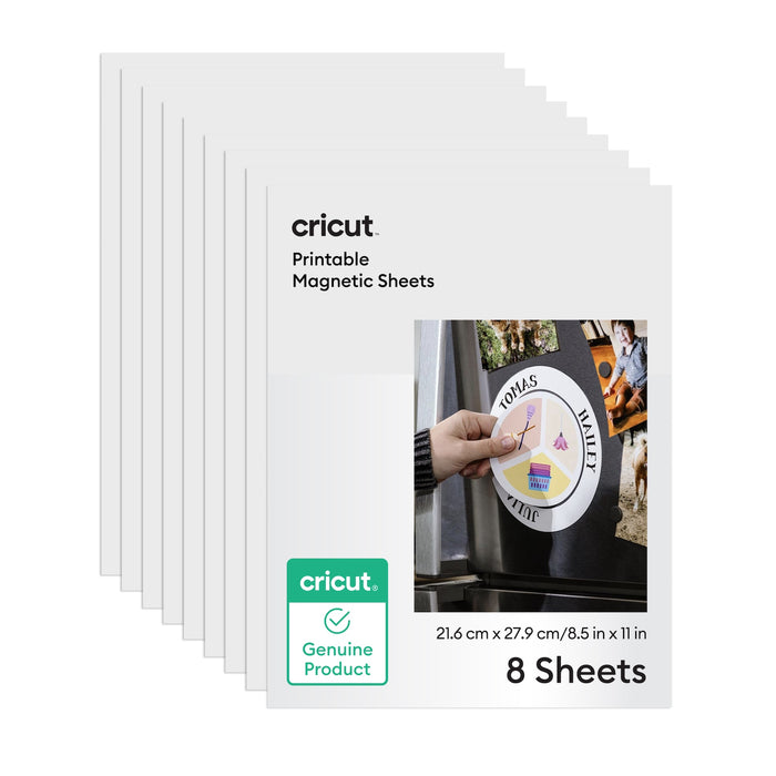 Cricut Printable Magnet Sheets - 8.5 in x 11 in (8 ct)