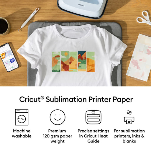 Cricut Sublimation Printer Paper - 8.5 in x 11 in, 100 Count
