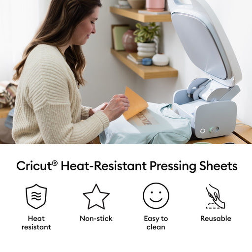 Cricut Heat-Resistant Pressing Sheets - 12 in x 16 in, 3 Count