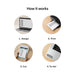 Cricut Printable Vinyl Sheets - 8.5 x 11 in, 40 Count, Transparent