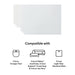 Cricut Printable Waterproof Sticker Set - 8.5 in x 11 in 20 ct , White