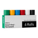 Cricut Joy Smart Vinyl Rolls, Permanent Core Colors, 5.5 in x 3 ft, 6 Count