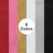 Cricut Glitter Iron-On Craft Vinyl Sheets, 10 x 12 in, Multicolor, 6 Count